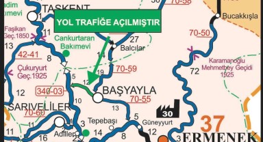 Ermenek Başyayla İl Yolu Ulaşım Açıldı: Dikkatli Seyahat Önerisi