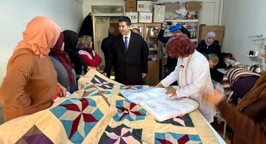 Ermenek Kaymakamı Uğur Muzaffer Çam Halk Eğitim Kurslarını Denetledi