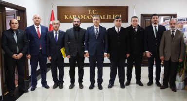 Karaman Kurum ve Kuruluş Temsilcileri Valiyi Ziyaret Etti