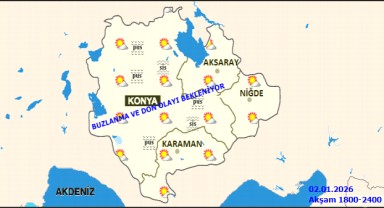 Karaman'da Dondurucu Soğuklar: Merkezde Sıcaklık -12 Dereceye Kadar Düşüyor
