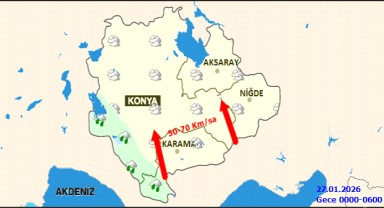 Karaman'da Haftanın İlk Gününde Rüzgar Uyarısı: Kuvvetli Fırtına Bekleniyor