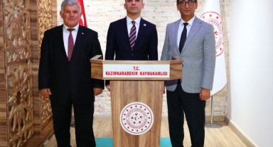 Kazımkarabekir Kaymakamı Zıvlak'a Milli Eğitim Heyetinden Ziyaret