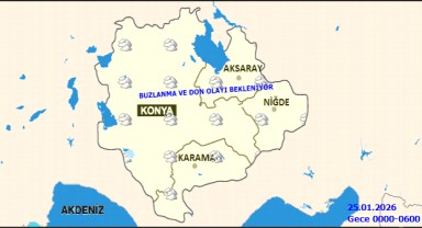 MGM Duyurdu: Karaman'da Yağışlı Hava ve Buzlanma Tehlikesi