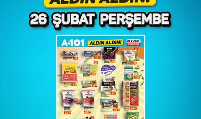 A101'de 26 Şubat'ta Başlayacak Yeni Kampanya Duyuruldu