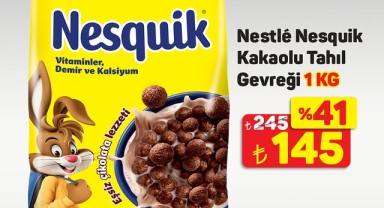 A101'de Haftanın Yıldızları Kampanyası Başladı: Nestle Nesquik İndirimde
