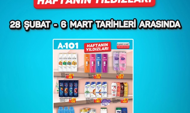 A101'de Haftanın Yıldızları Kampanyası Başlıyor: 28 Şubat - 6 Mart Fırsatları