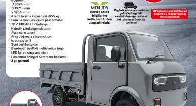 A101'de VOLTA Elektrikli Kamyonet Fırsatı Başlıyor