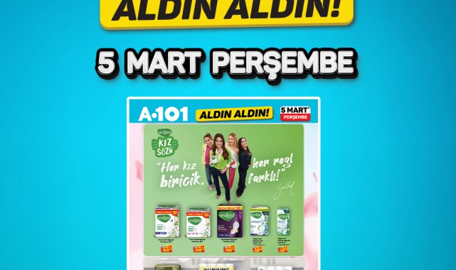A101'den 5 Mart'ta Yeni Kampanyalar: Aldın Aldın Fırsatları Başlıyor
