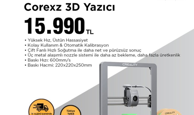BİM'de Creality Ender 3 V3 3D Yazıcı Fırsatı: Peşin Fiyatına 6 Taksit