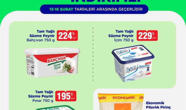 BİM'de Seçili Ürünlerde Özel İndirim Kampanyası Başlıyor