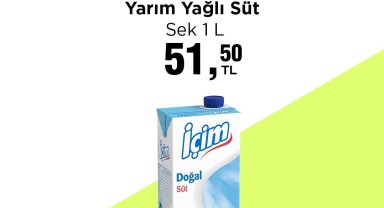 BİM'den Yarın Başlayan Kaçırılmayacak İndirimler: Süt Ürünlerinde %50'ye Varan Fırsatlar