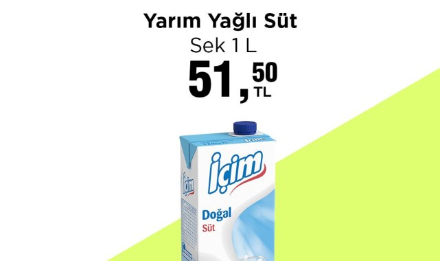 BİM'den Yarın Başlayan Kaçırılmayacak İndirimler: Süt Ürünlerinde %50'ye Varan Fırsatlar