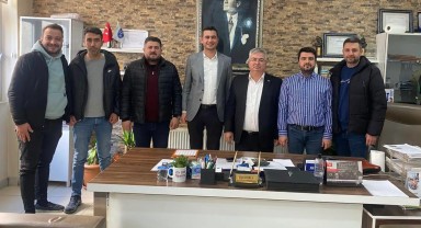 CHP'li Heyetten Süt Üreticileri Birliği Başkanı Yiğit Dorla'ya Ziyaret