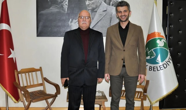 Ermenek Belediye Başkanı Mustafa Bozcu, Sendika Danışmanını Ağırladı