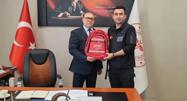 AFAD İl Müdürü Çavuş, Başhekim Toprak'ı Ziyaret Etti