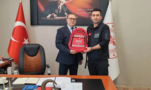 AFAD İl Müdürü Çavuş, Başhekim Toprak'ı Ziyaret Etti