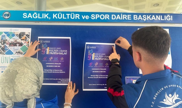 Karaman Mehmet Bey Üniversitesi'nde Kültür ve Sanat Yarışmaları Tanıtımı Başladı