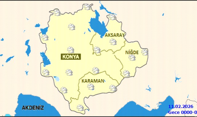 Karaman'da 10 Şubat Hava Durumu: Yağmur ve Yüksek Sıcaklık Bekleniyor
