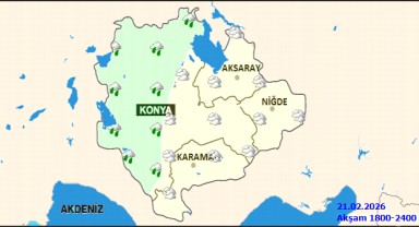 Karaman'da Bugün Parçalı ve Çok Bulutlu Hava, Öğleden Sonra Yağmur Bekleniyor