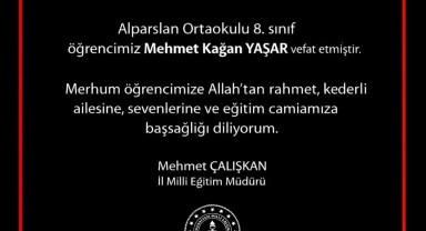 Karaman'da Elim Kaza: Alparslan Ortaokulu Öğrencisi Mehmet Kağan Yaşar Hayatını Kaybetti