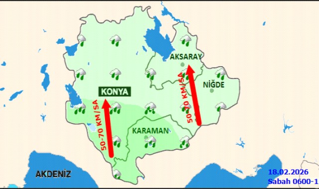 Karaman'da Kuvvetli Yağmur ve Fırtına Bekleniyor: Dikkatli Olun!