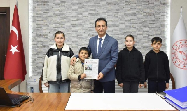 Karaman'da 'Lale Damlası' Okul Gazetesi Tanıtıldı