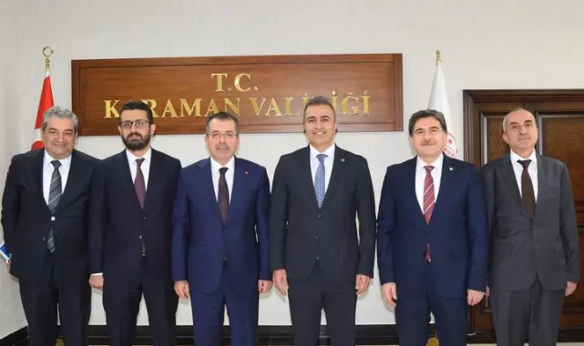 Karaman'da Önemli İsimlerden Valilik Ziyareti