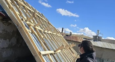 Karaman'da Şiddetli Yağış ve Rüzgar Sonrası Hasar Tespit Çalışmaları Sürüyor