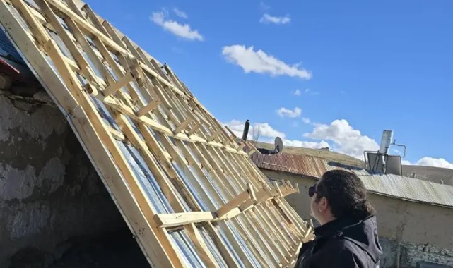 Karaman'da Şiddetli Yağış ve Rüzgar Sonrası Hasar Tespit Çalışmaları Sürüyor