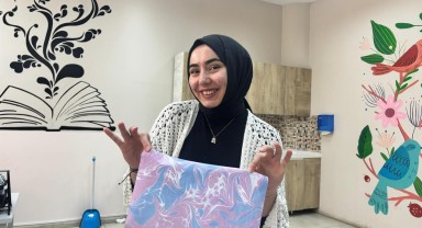 Karaman'da Üniversiteliler Sanatla Buluştu: Suyun Üzerine Hayallerini Bıraktılar