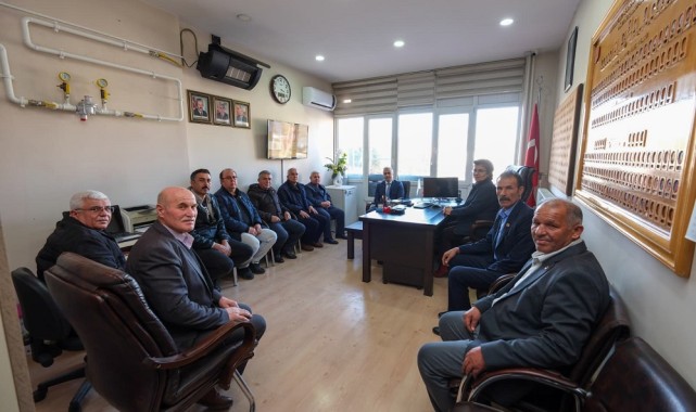 Vali Çiçek, Karaman Muhtarlar Derneği'ni Ziyaret Etti