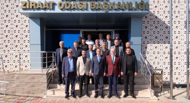 Vali Çiçek, Karaman Ziraat Odası'nı Ziyaret Etti