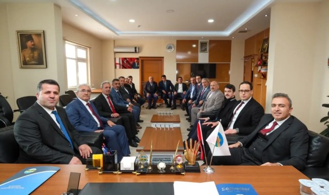 Vali Hayrettin Çiçek Sarıveliler Belediye Başkanlığı'nı Ziyaret Etti