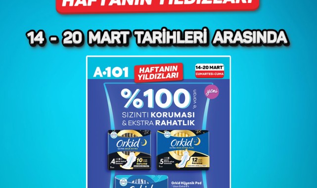 A101'de 14-20 Mart Haftasının Yıldız Ürünleri Kampanyası Başlıyor