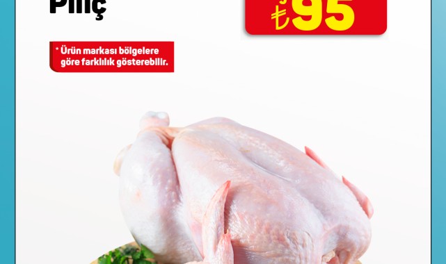 A101'de 28-29 Mart'ta Poşetli Bütün Piliç Kampanyası