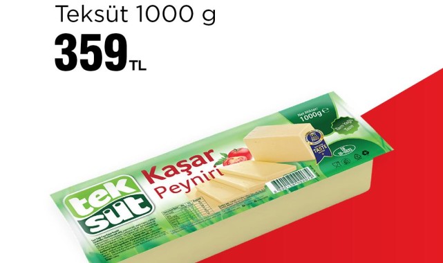 BİM'de 10 Mart'tan İtibaren Taze Kaşar Peyniri ve Diğer Ürünlerde Yeni Fırsatlar
