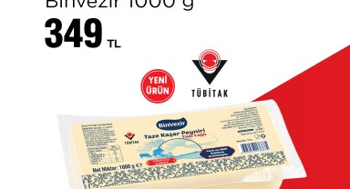 BİM'de Yeni Ürün: Binvezir Tam Yağlı Taze Kaşar Peyniri Raflarda