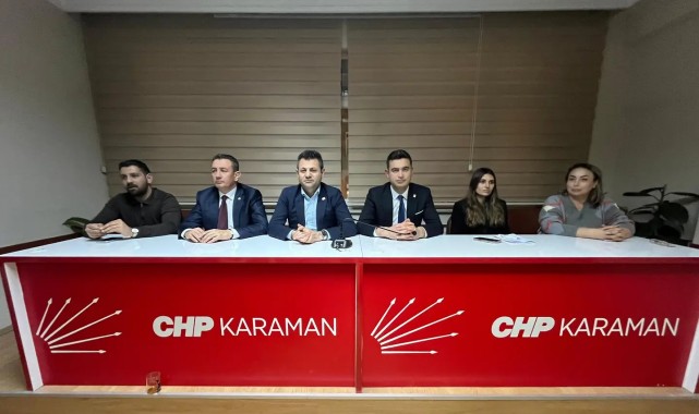 CHP'de Karaman Mitingi Öncesi Değerlendirme Toplantısı Yapıldı