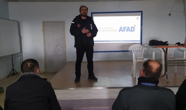 Karaman Açık Ceza İnfaz Kurumu'nda Afet Farkındalık Eğitimi Verildi