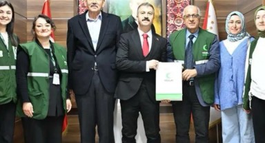 Karaman Emniyet Müdürü Mehmet Turhan'a Yeşilay Heyeti Ziyareti