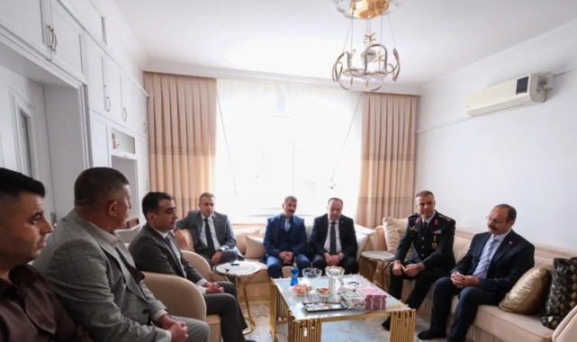 Karaman Valisi Çiçek, Şehit Aileleri Derneği Başkanı'nı Ziyaret Etti