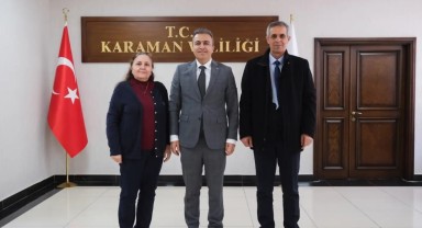 Karaman Valisi Çiçek'e Ziyaret: Türk Ocakları ve Emniyet Teşkilatı Buluşması