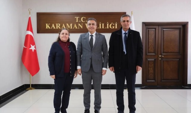 Karaman Valisi Çiçek'e Ziyaret: Türk Ocakları ve Emniyet Teşkilatı Buluşması