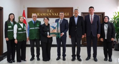 Karaman Valisi Hayrettin Çiçek'ten Yeşilay'a Ziyaret