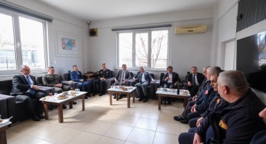 Karaman Valisi İtfaiye Müdürlüğünü Ziyaret Etti