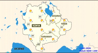 Karaman'da 11 Mart Hava Durumu: Az Bulutlu ve Açık Bir Gün