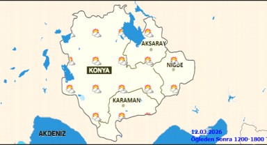 Karaman'da 12 Mart Perşembe Günü Hava Durumu: Az Bulutlu ve Güneşli