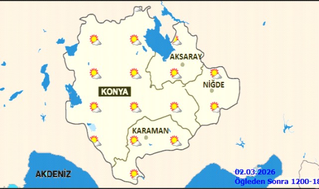 Karaman'da 2 Mart Pazartesi Hava Durumu: Az Bulutlu ve Don Tehlikesi