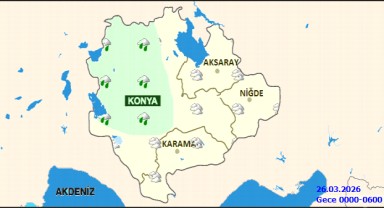 Karaman'da 5 Günlük Hava Durumu: Yağmur ve Gök Gürültülü Sağanak Bekleniyor