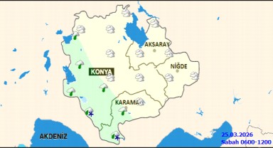 Karaman'da Bugün Parçalı Bulutlu Hava ve Aralıklı Yağış Bekleniyor